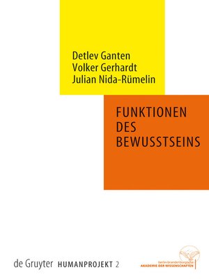 cover image of Funktionen des Bewusstseins